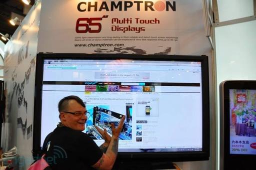 Игровое железо - 65-дюймовый мультитач дисплей Champtron